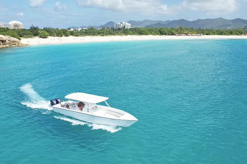 The Calypso Marine 37 is an elegantly designed yacht, with clean lines.