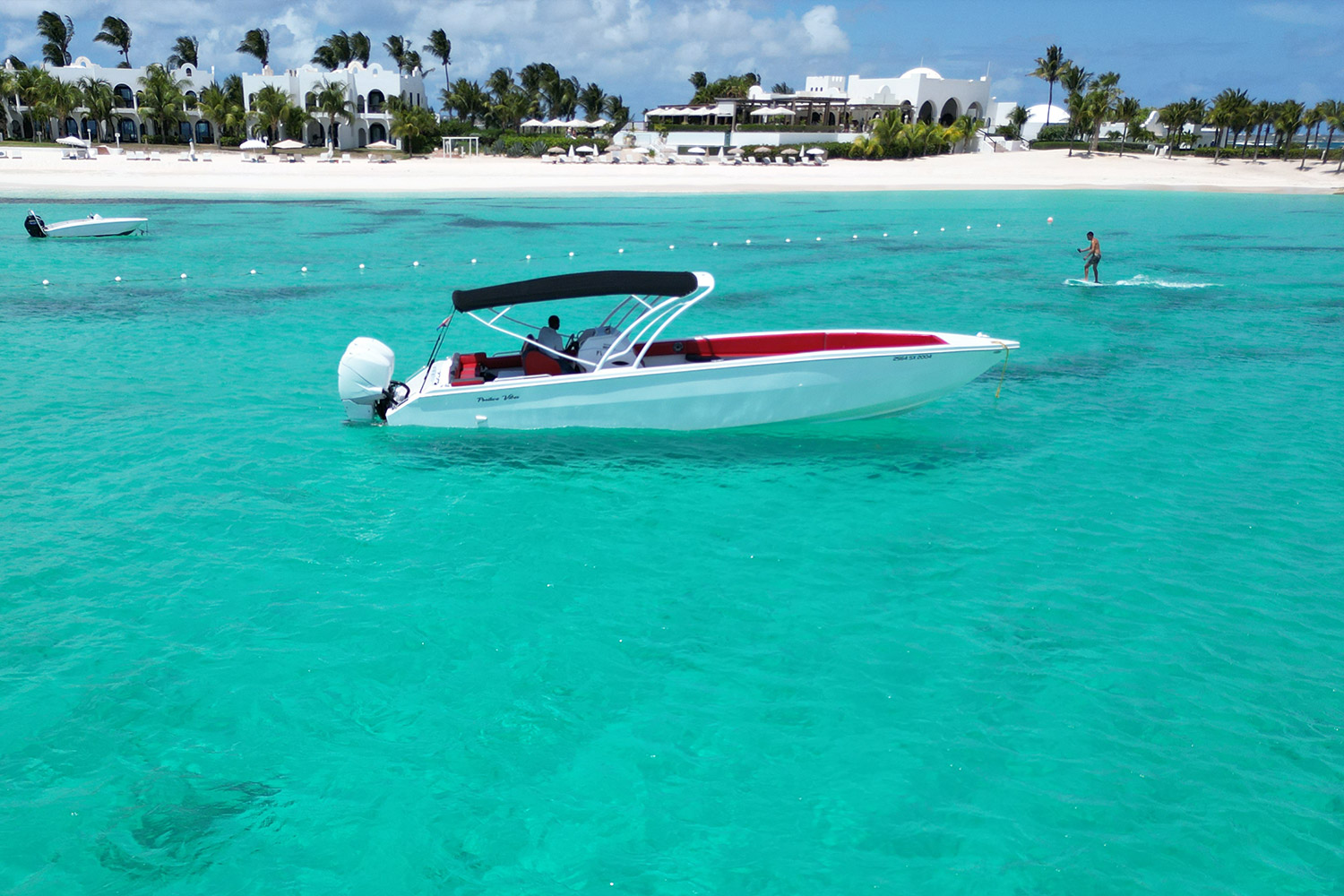 The Cigarette 36 is an elegantly designed yacht, with clean lines.