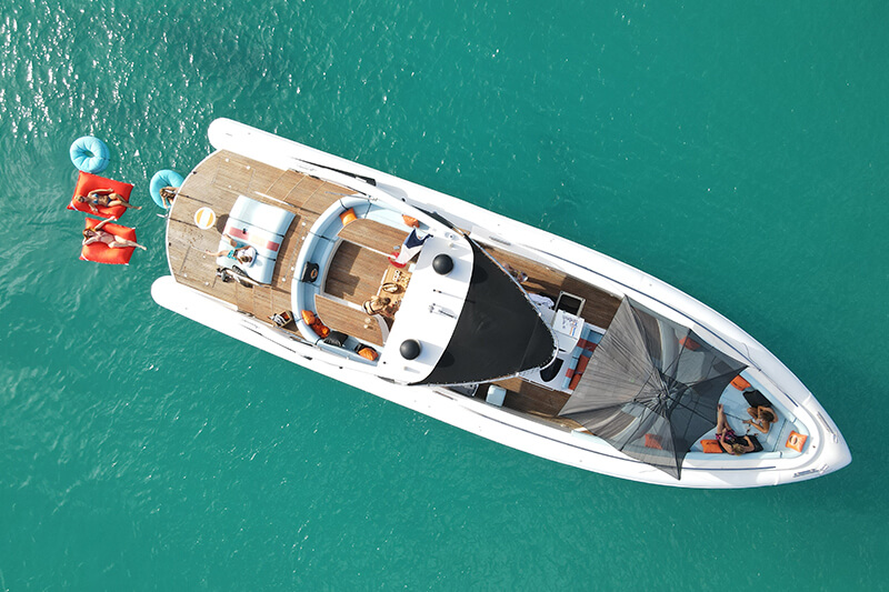 The Opera 60 is an elegantly designed yacht, with clean lines.