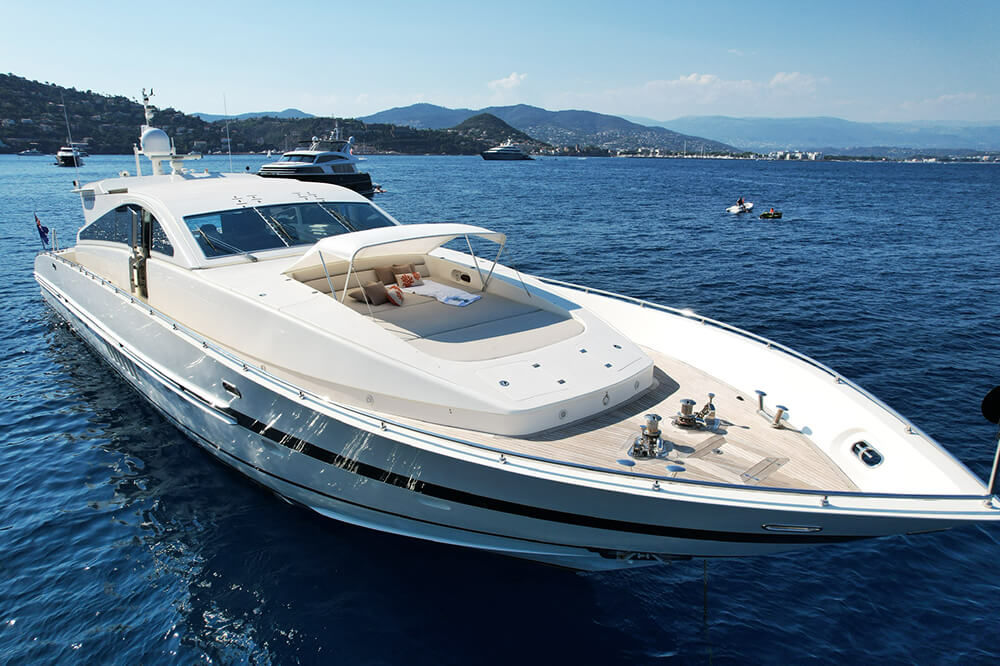 The Leopard 88 - Pure is an elegantly designed yacht, with clean lines.